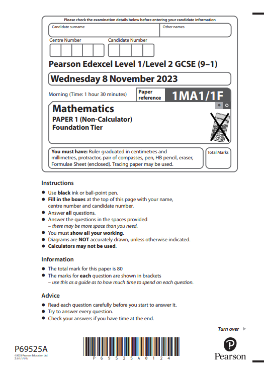 November 2023 Paper 1