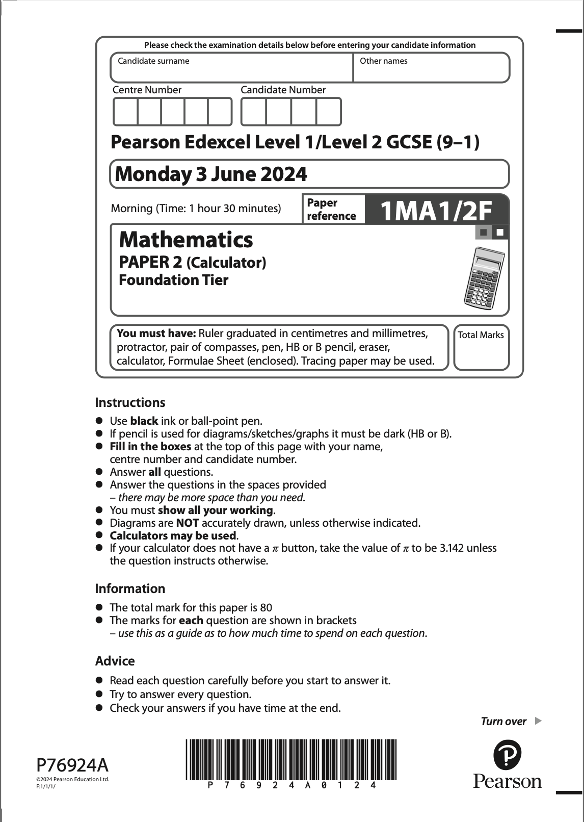 June 2024 Paper 2