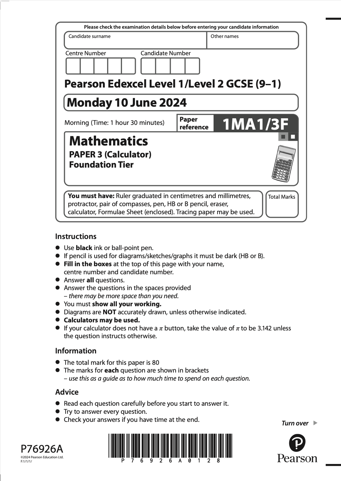May 2024 Paper 1