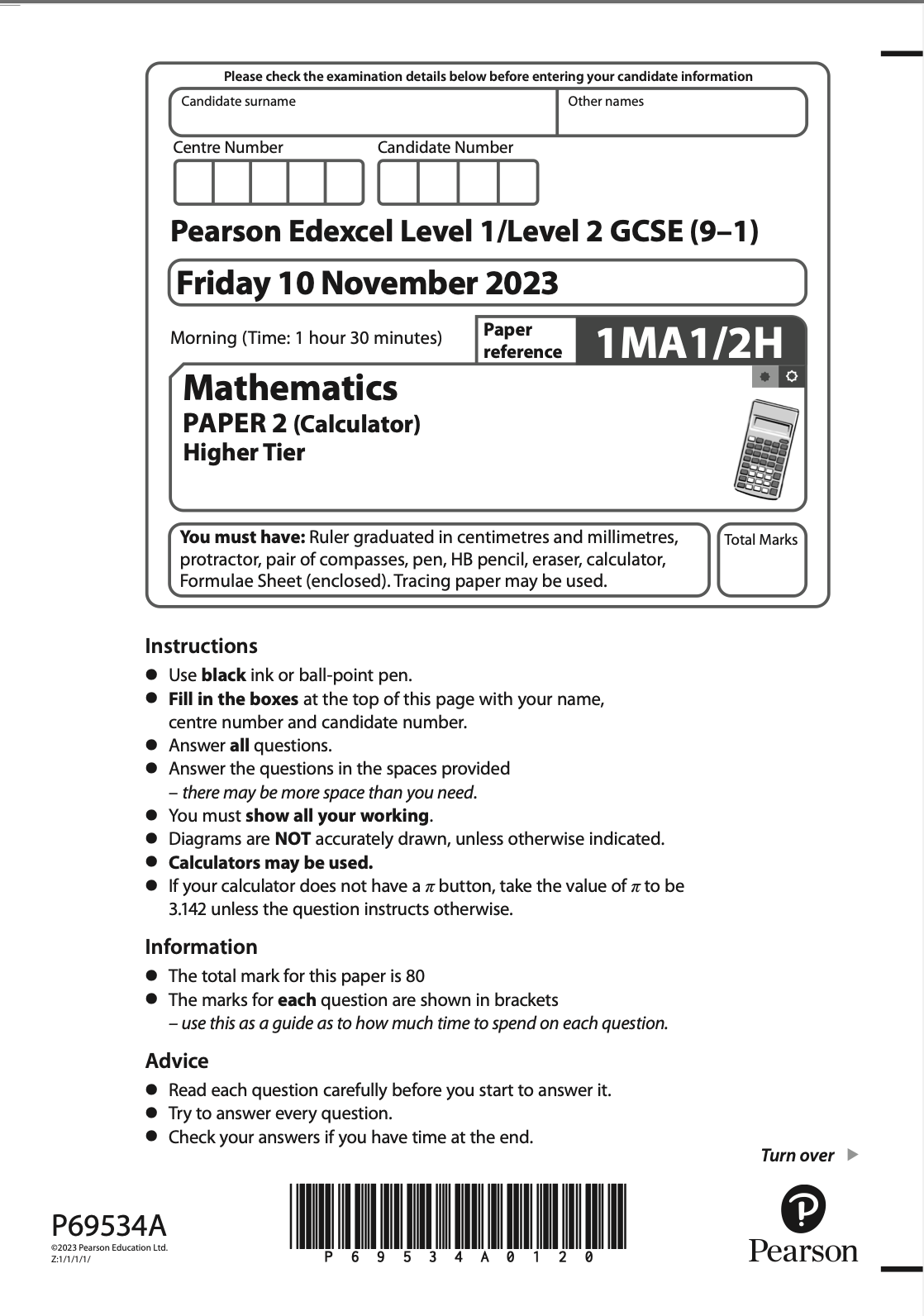 November 2023 Paper 2
